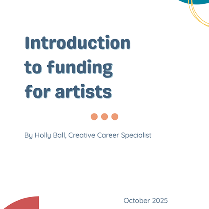 Introduction to funding for artists
