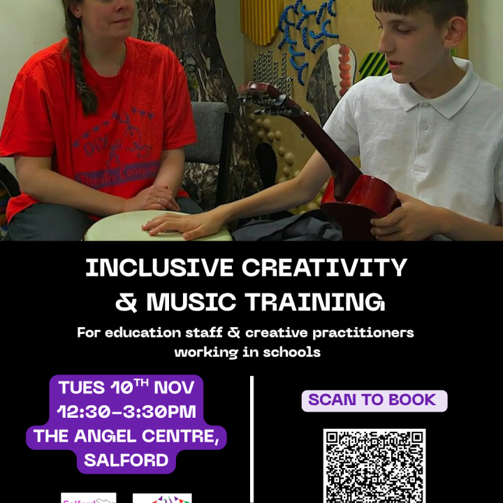 Inclusive Creativity & Music Training Poster