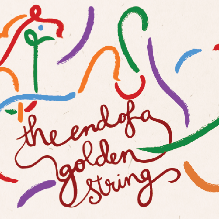 The end of a golden string poster